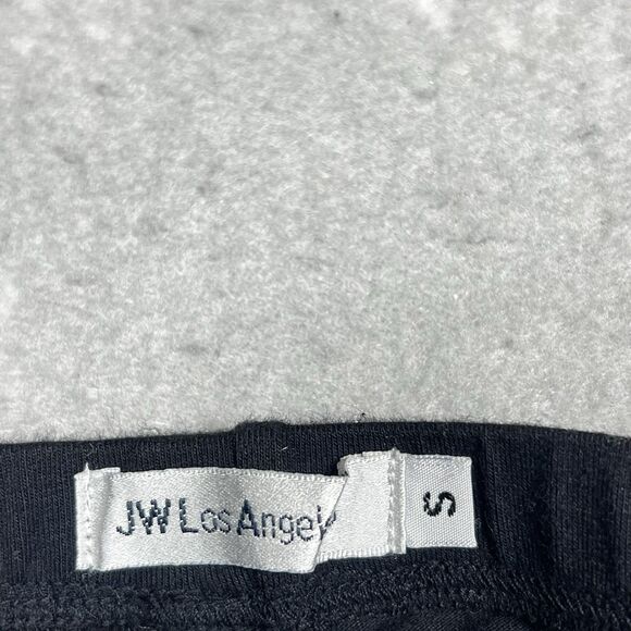 Johnny Was Los Angeles Leggings Womens S Black Floral Embroidered Stretch Cotton - Picture 8 of 10